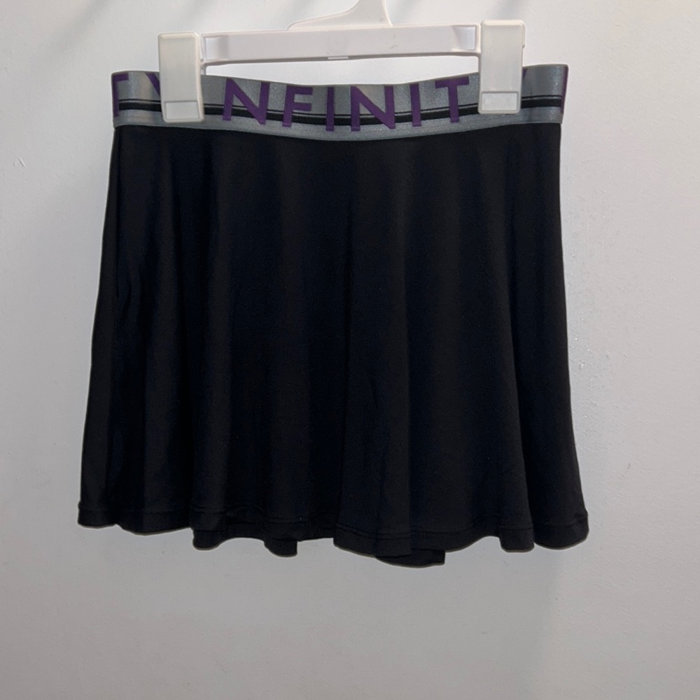 black small nfinity cheer skirt